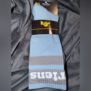 Dr. Martens Blue and Gray Men's crew Socks M/L nwt